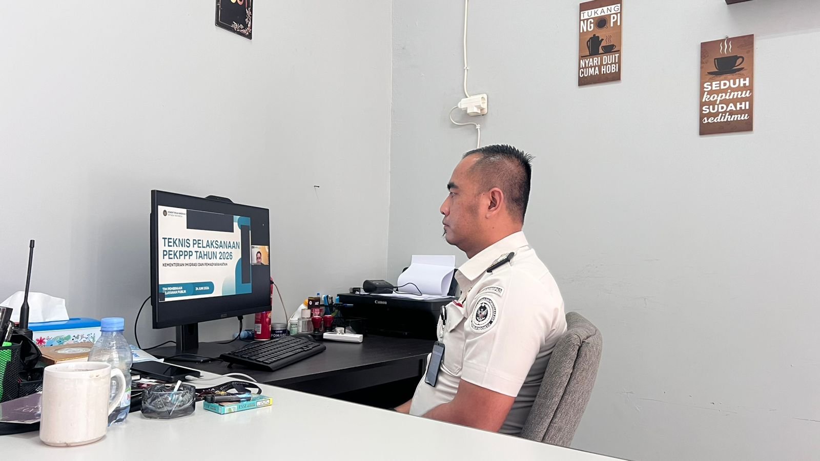Tingkatkan Kualitas Pelayanan Publik, Kaur Tata Usaha Bapas Tanjungpandan Ikuti Sosialisasi PEKPPP Mandiri Tahun 2026